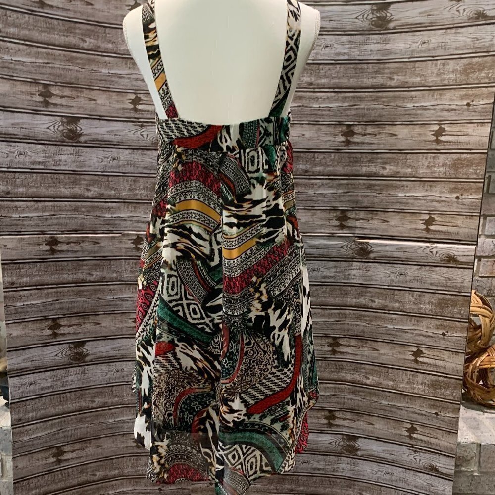 🔥🔥SALE🔥🔥City TRIANGLES Multi Color Flowy Dress - Picture 7 of 12